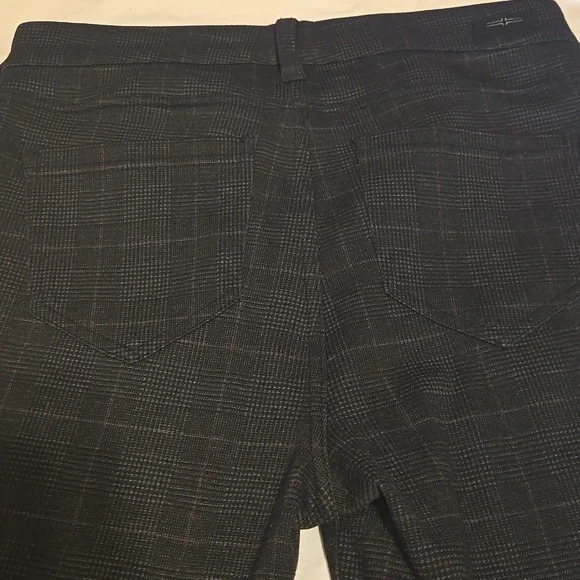 Liverpool Black and Grey Plaid Skinny Pants Size 6/28 - Picture 6 of 7